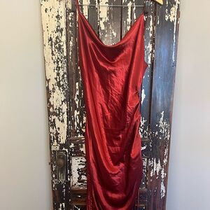 Women’s EUC Sweet Generis Satin Convertible Dress. Size L.